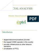 Financial Analysis: Pakistan Telecommunication Limited