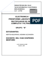 RECTIFICADOR DE ONDA COMPLETA Y FILTRADO