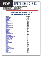 CATALOGO INTEREMPRESAS 
