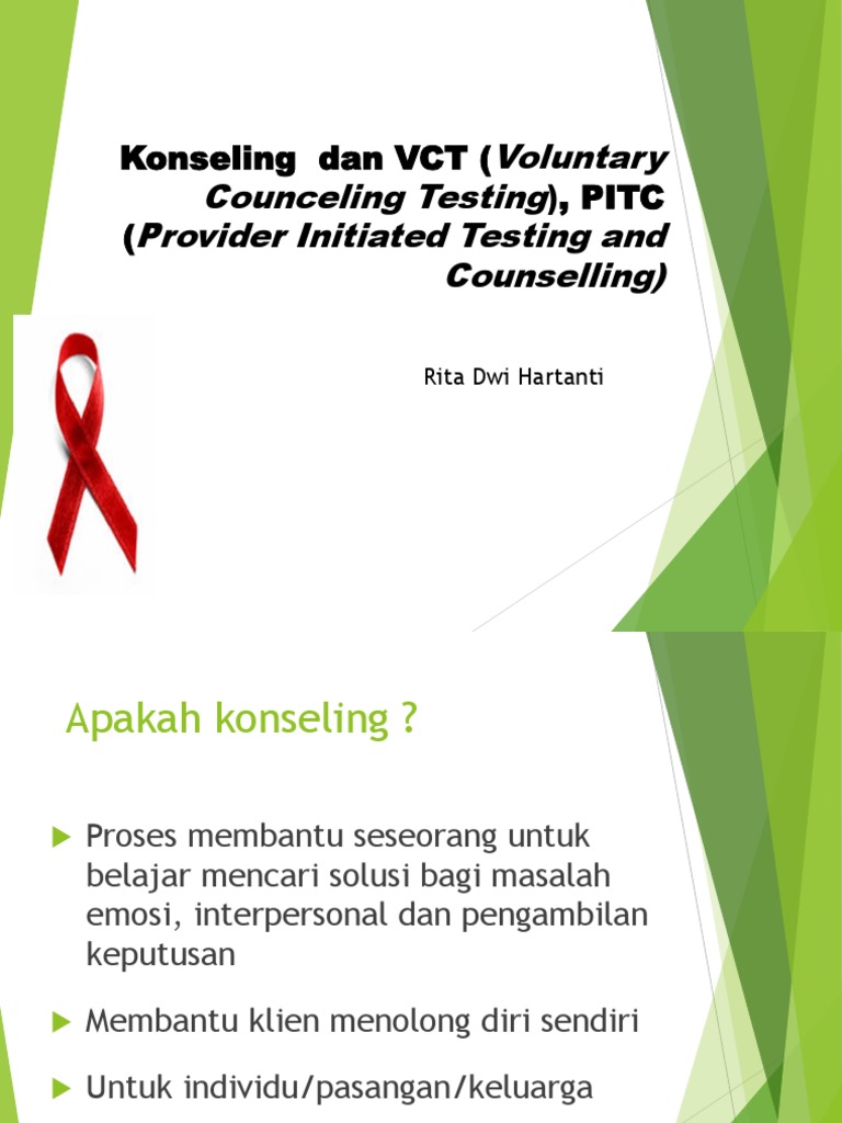 Konseling, VCT Hiv Aids | PDF