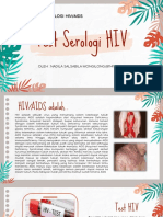 Test Serologi Hiv - Nadila Salsabila Mongilong - Kesmas