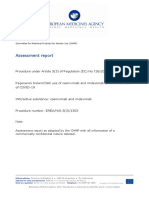 Assessment Report: Procedure Under Article 5 (3) of Regulation (EC) No 726/2004