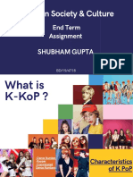 K-POP Subculture MID TERM