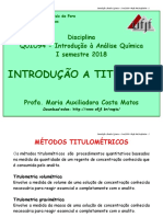 Aula 3 Introdução Titulação QUI 094 2018 1 Alunos1