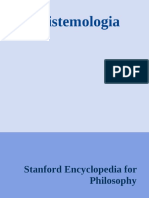 Epistemologia - Stanford Encyclopedia For Philo