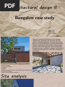 Bunglow Case Study