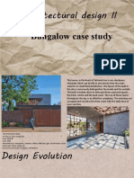 Architectural Design II: Bungalow Case Study