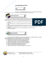 Performing Computer Operations Part I