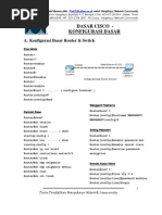 Download DASAR CISCO - KONFIGURASI DASAR LATEST by Plerz Weltmeister SN52742244 doc pdf