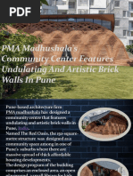 PMA Madhushala's Community Center Features Undulating and Artistic