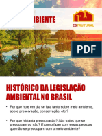 Histórico legislação ambiental Brasil