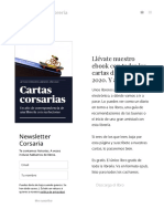 Newsletter - Letras Corsarias Librería