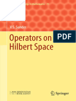 Sunder, V. S. (2016) - Operators On Hilbert Space