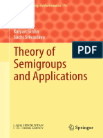 Sinha, K. B., & Srivastava, S. (2017) - Theory of Semigroups and Applications