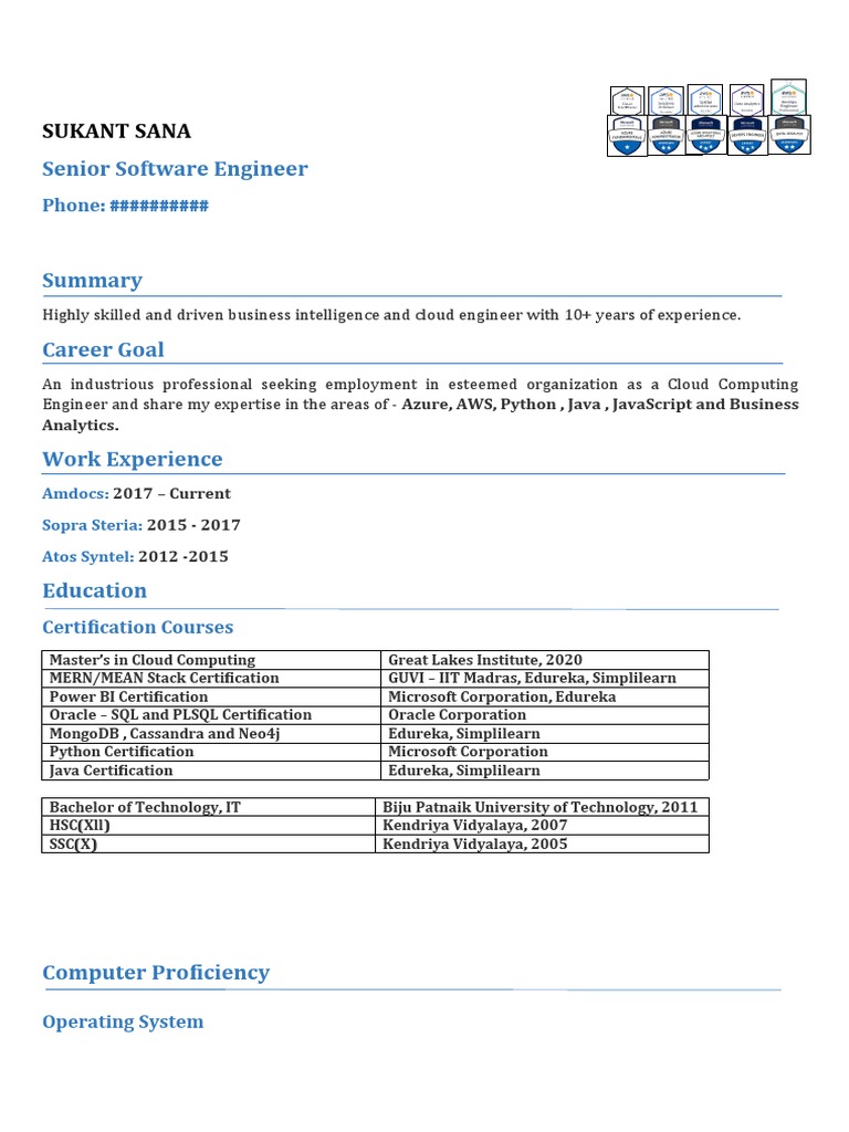 Cloud & BI Engineer Resume | PDF | Microsoft Azure | Cloud Computing