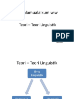 Teori - Teori Linguistik