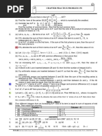 Fi I Tjee: Limited Chapter Practice Problem - Ps