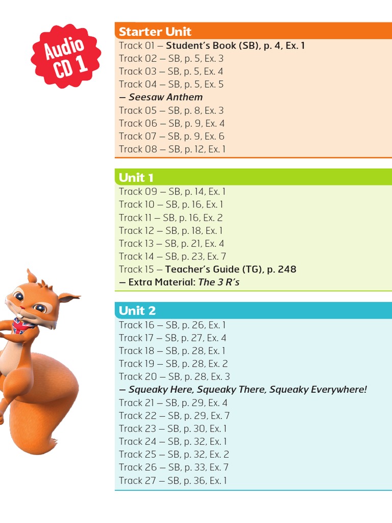 Audio CD1: Starter Unit | PDF