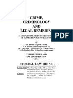 Crime Criminology Legal Remedies