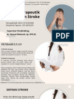 Latihan Terapeutik Pada Pasien Stroke