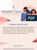 Primary Health Care: Prepared By: Ezra Angeli C. Joaquin, RN