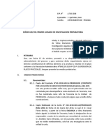 Pruebas de defensa en investigación por aceptación indebida de cargo público