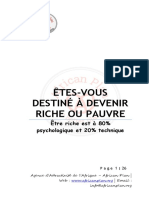 C - Êtes-Vous Destiné À Devenir Riche Ou Pauvre