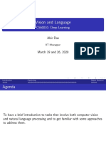 Vision and Language: Connecting Computer Vision and Natural Language Processing