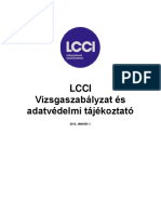 Lcci Vizsgaszabalyzat 2018