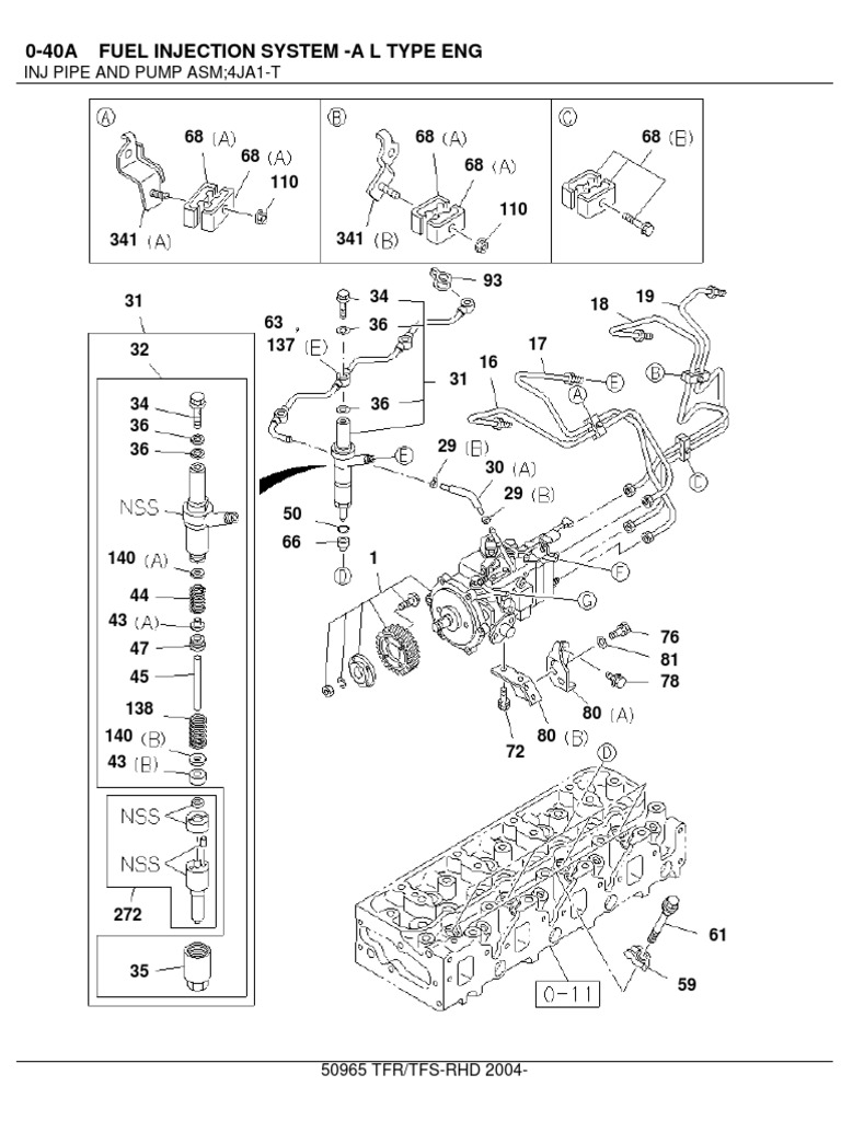 Fuel Injection System Parts List | PDF | Gas Technologies | Vehicle ...