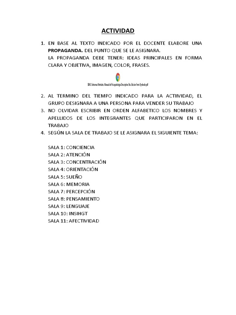 ACTIVIDAD | PDF | Crecimiento personal y profesional | Relaciones ...