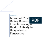 Impact of Credit Rating Reports On Loan Financing of Banks: A Study in Bangladesh's Perspective