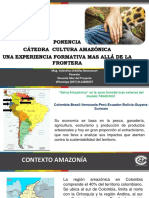 Presentacion Ponencia Cátedra Cultura Amazonica