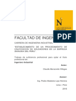 Facultad de Ingenieria: Ingeniero Industrial Autor