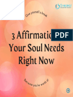 3 Affirmations For Your Self - Snezeal