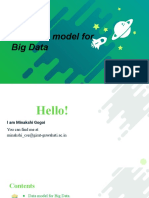The Data Model For Big Data