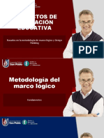 Proyectos de innovación educativa con marco lógico y Design Thinking