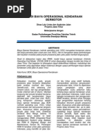 Download Studi Biaya Operasional Kendaraan BOK Bermotor by Welly Pradipta bin Maryulis SN52744684 doc pdf