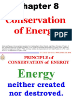 Chapter 8 - Conservation of Energy