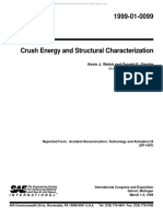 SAE 1999-01-0099 - Struble - Crush energy and Structural characterization