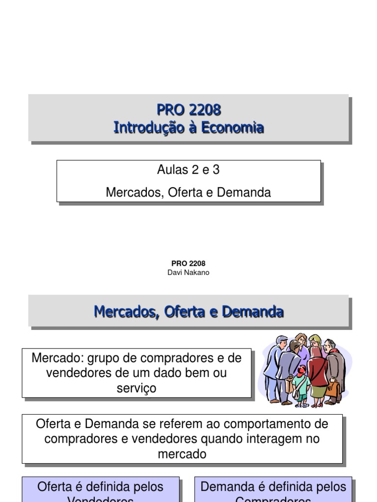 Oferta e Demanda na Economia | PDF | Demanda | Oferta e procura