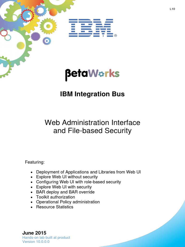 IBM Integration Bus V10 Web Security Lab | PDF | World Wide Web ...