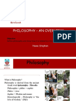 Slides 1 - Overview Philosophy