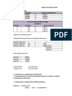 Costos Ejemplo MPD ST