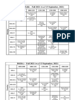 BSBA Time Table FA21 W.E.F 13 Sep 2021-V3