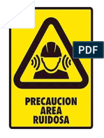 Advertencia Area Ruidosa