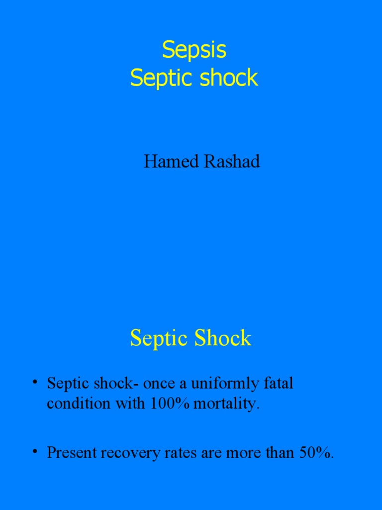 Sepsis Septic Shock The Lect PDF Sepsis Shock (Circulatory)