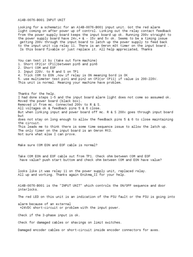 A14b-0076-B001 Input Unit | PDF | Science & Mathematics