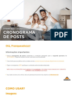 Cronograma de Posts - Setembro 2