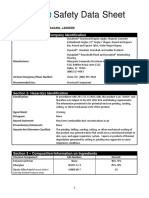 FRP Pultruded Shapes Sds